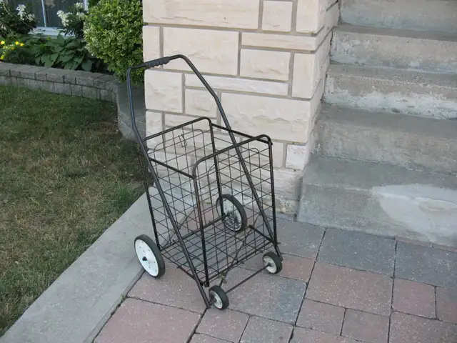 Large Folding Shopping Cart, $45 - Photo 8
