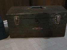 3 Metal Vintage Toolboxes - Photo 7