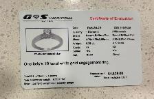 Solitaire diamond engagement ring - Photo 2