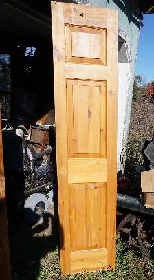 4 SOLID PINE 6 PANEL INTERIOR USED DOORS - 3X30' & 1X18' - Photo 4