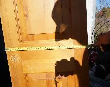 4 SOLID PINE 6 PANEL INTERIOR USED DOORS - 3X30' & 1X18' - Photo 7