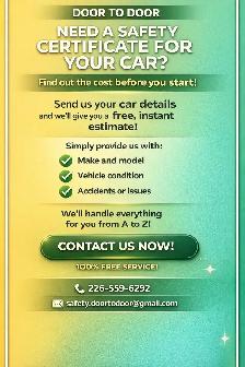 safety certificate services ✅