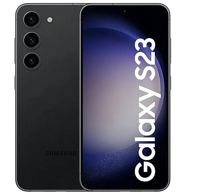 Unlocked Samsung Galaxy S23 Black (128GB) with 1 year warranty