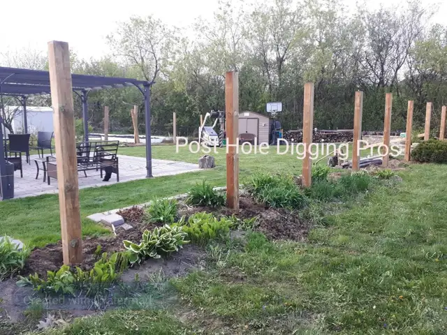 Post Hole Digging/Setting/Deck Holes/Deck Posts
