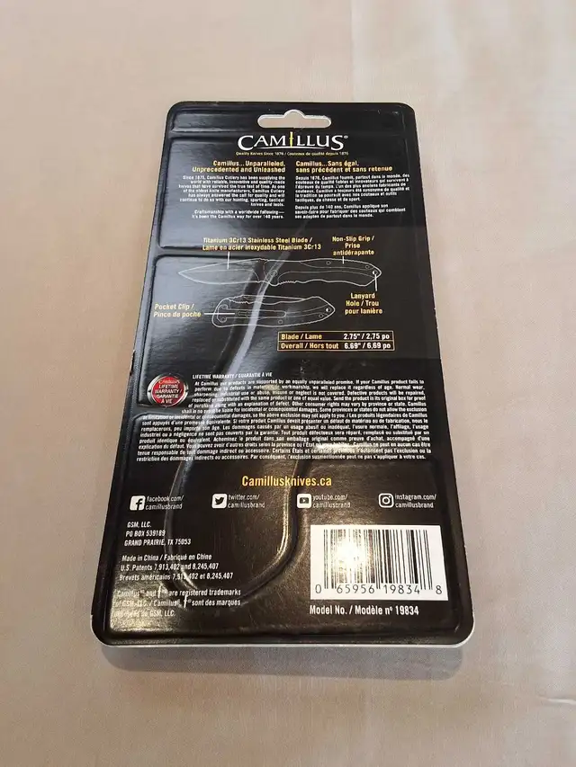 Camillus Storm Titanium Folding Knife - Photo 2