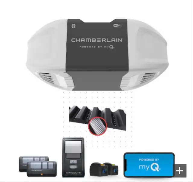 Chamberlain garage door opener: 3/4hp, with built in wifi - Photo 2