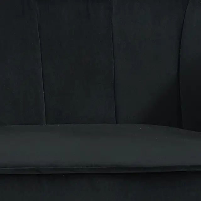 LUXURIOUS ACCENT CHAIR IN BLACK VELVET AND CHROME BASE! - Photo 5