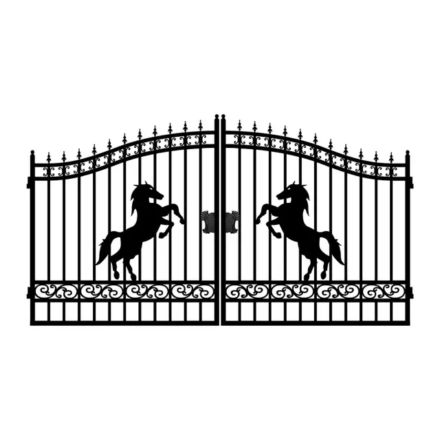 Industrial 8’×6’ Ornamental Fencing – 20 Panels & 2 Gates - Photo 2