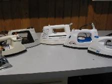 Clothes Irons and Ironing Board