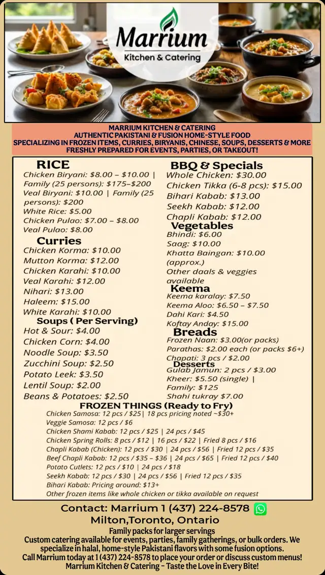 home made food service