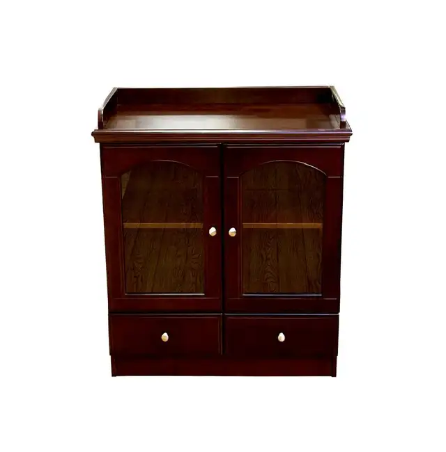 High-End Wood Veneer Bookcase & Storage Cabinets - Photo 3