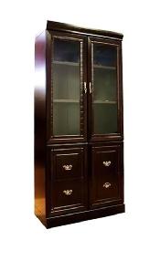 High-End Wood Veneer Bookcase & Storage Cabinets - Photo 6