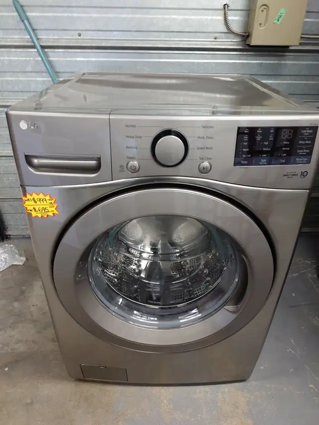 LG '27' Graphite Front Load Washer on Sale‼️