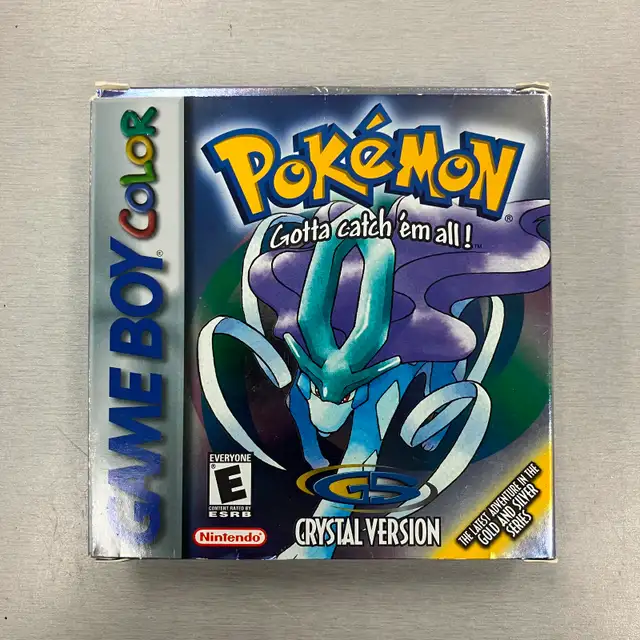 Pokémon Crystal GBC COMPLETE IN BOX AUTHENTIC