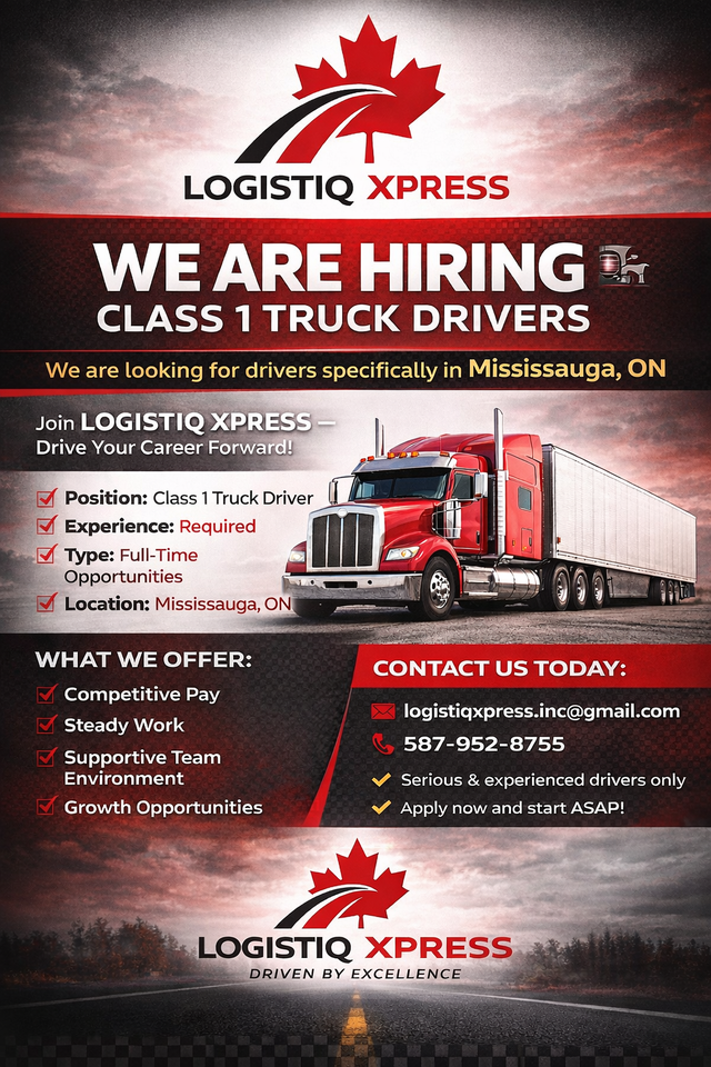 Class 1 Truck Drivers