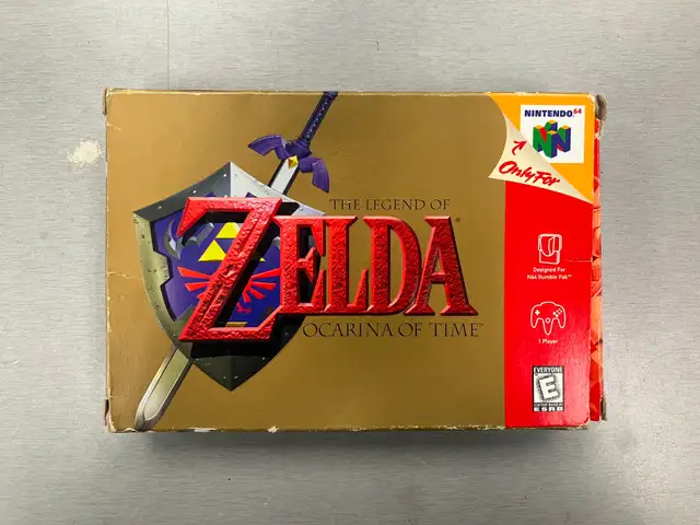The Legend of Zelda Ocarina of Time with Box
