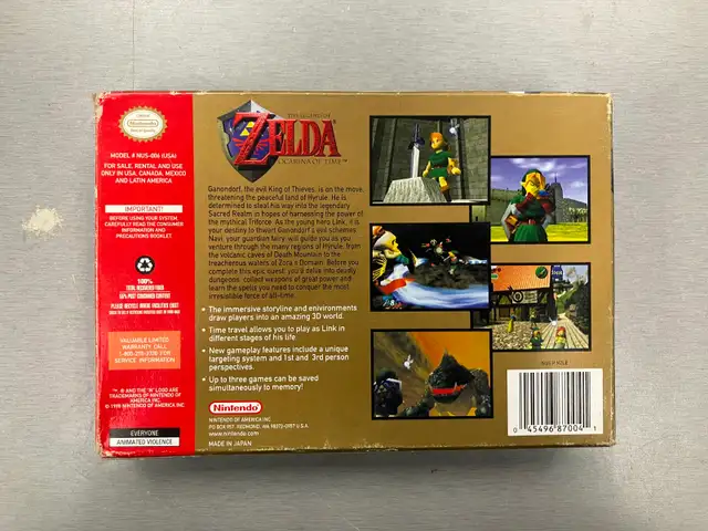 The Legend of Zelda Ocarina of Time with Box - Photo 2