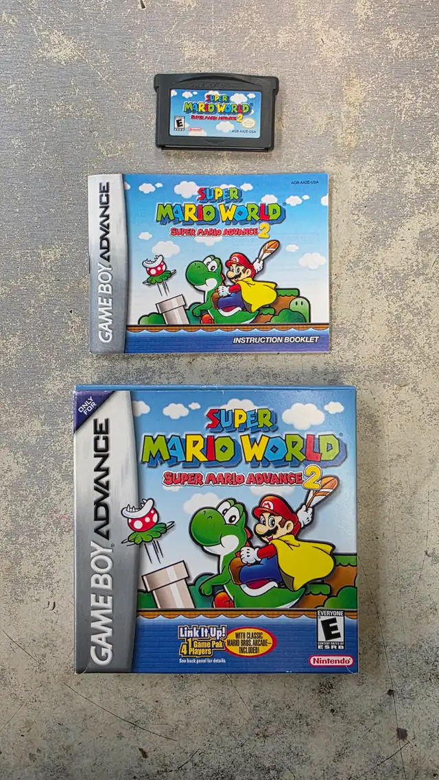 Super Mario World Super Mario Advance 2 in Box