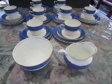 B.A.J. Grafton & Sons BLUE NILE china tea set for 8