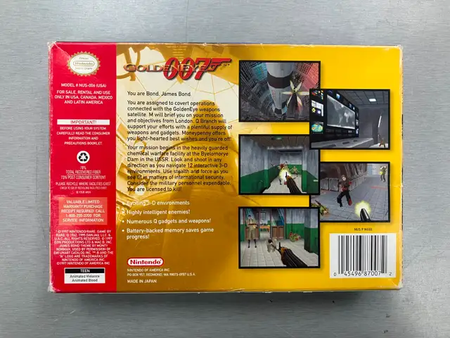Goldeneye 007 James Bond with Box - Nintendo 64 - Photo 2