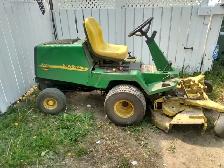 assorted lawn tractors stripped for parts