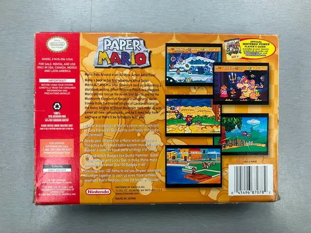 Paper Mario with Box - N64 - Photo 2