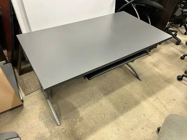 Teknion Straight Desk with Keyboard Tray-Call Us Now! - Photo 2