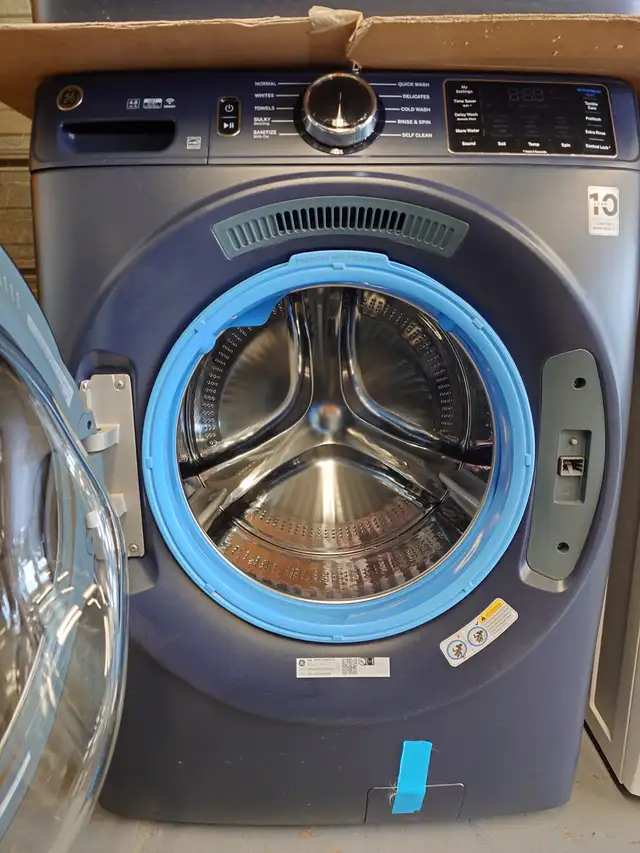GE '28' Sapphire Blue Front Load Washer / Dryer Set on Sale‼️ - Photo 7