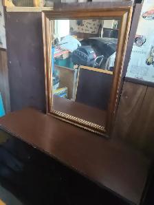Wooden Dresser With Mirror - Photo 3