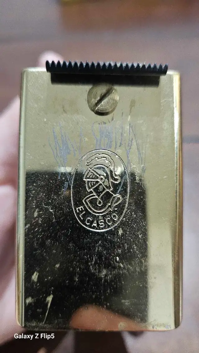 Distribiteur de ruban adhésif finition en or (marque El Casco) - Photo 3