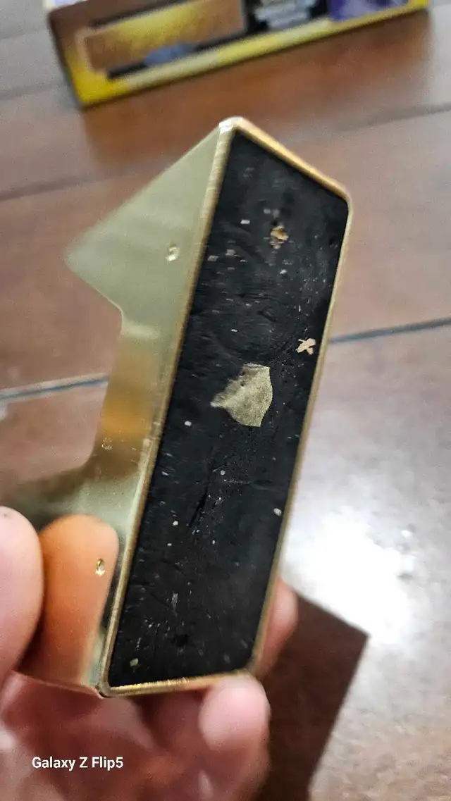 Distribiteur de ruban adhésif finition en or (marque El Casco) - Photo 4