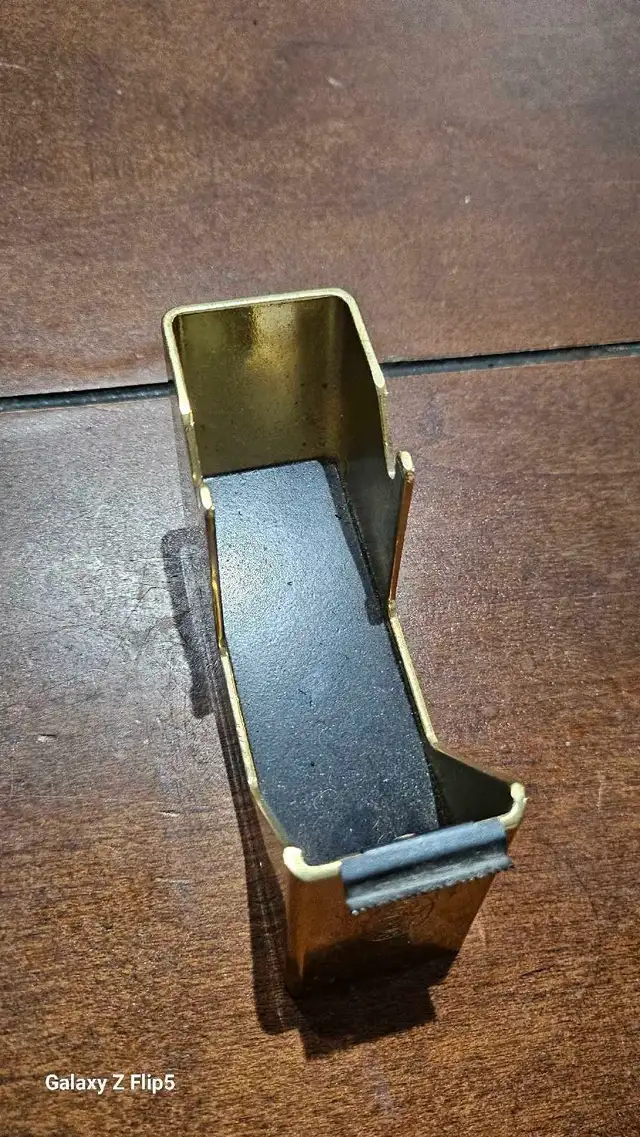 Distribiteur de ruban adhésif finition en or (marque El Casco) - Photo 5