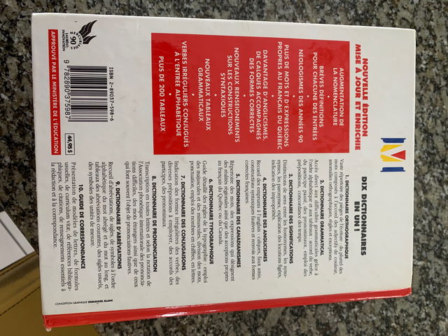 MULTI DICTIONNAIRE DE LA LANGUE FRANCAISE 1,324 PAGES: $20.00 - Photo 3