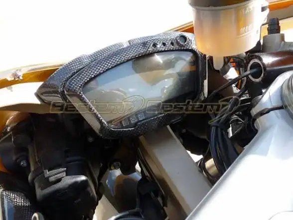 Ducati Carbon Fiber Instrument Gauge Cluster Back Holder Cover - Photo 2