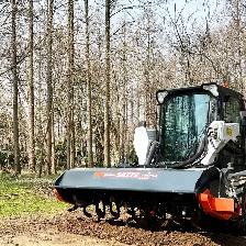 Heavy Duty 72" Skid Steer Rotary Tiller – Reliable & Efficient