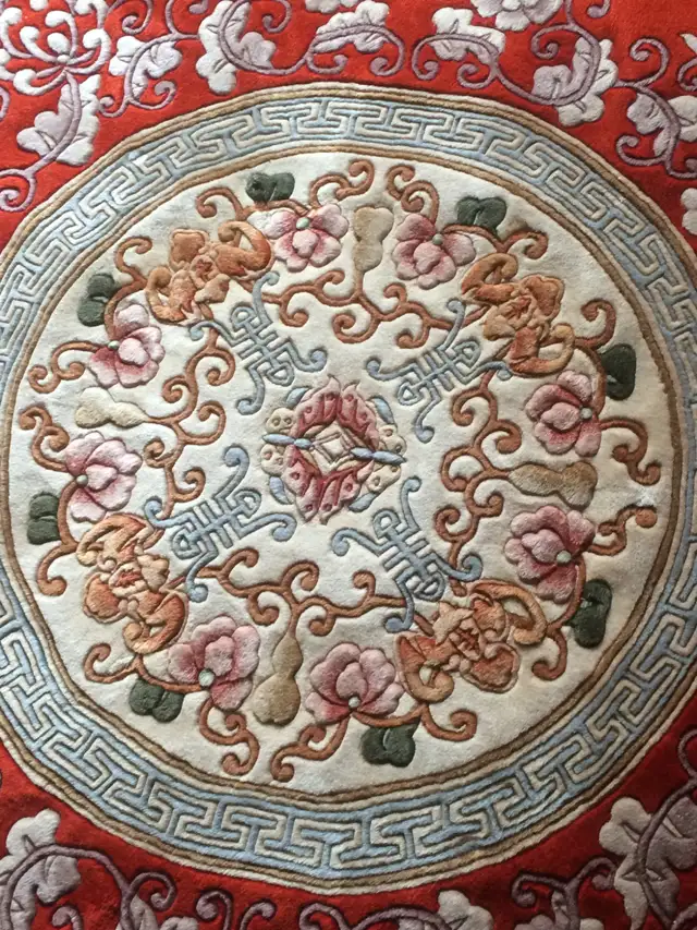 EXCELLENT LARGE 8 X 10 HANDMADE ORIENTAL STYLE WOOL RUG - Photo 2