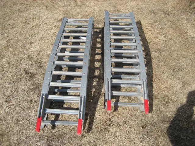 West 8 ft folding loading ramps