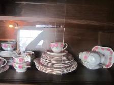 Royal Standard ROSE OF SHARON fine bone tea set for 4