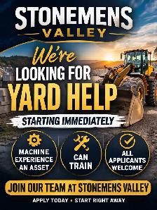 yard help wanted
