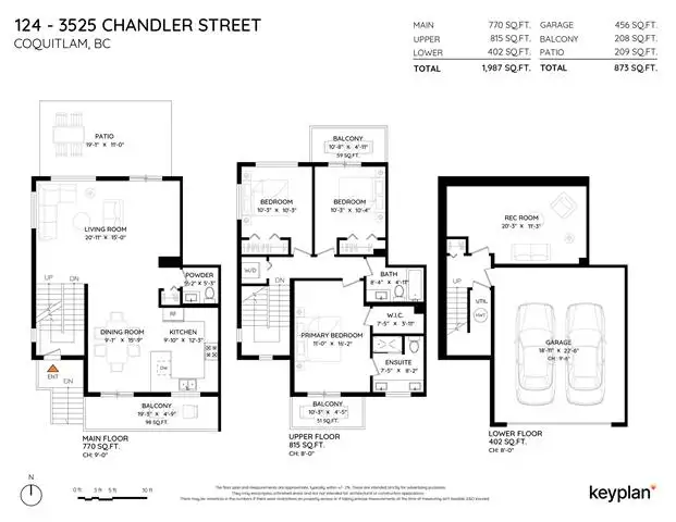 Spacious 3-Bedroom End-Unit Townhouse in Burke Mountain – Availa - Photo 19
