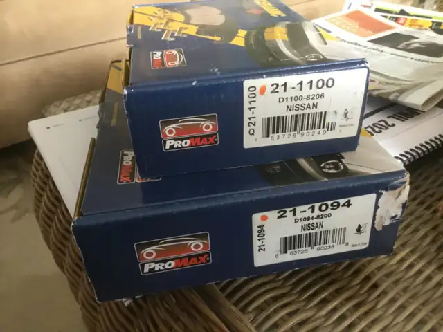 NEW PROMAX CERAMIC PLUS F&R BRAKE PADS FOR NISSAN XTERRA, ETC