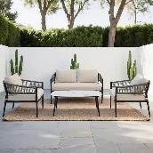 Brand New 4Pcs Patio Furniture Set - 4.5' Thick Cushions $499