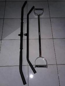 Lat machine attachments: extra long $35, standard $25, D-bar $35