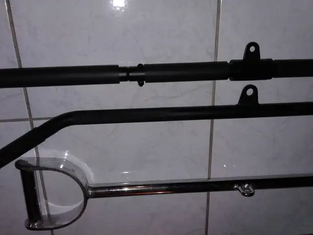 Lat machine attachments: extra long $35, standard $25, D-bar $35 - Photo 2