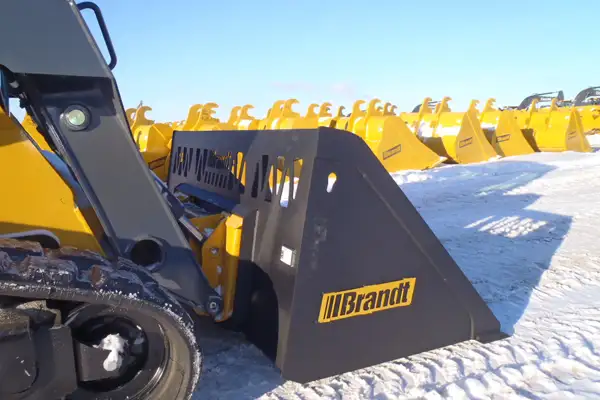 Skid Steer Snow Bucket 84" – Durable & Industrial Strength