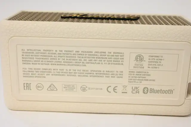 Marshall Emberton III Portable Blutooth Speaker USED working - Photo 10