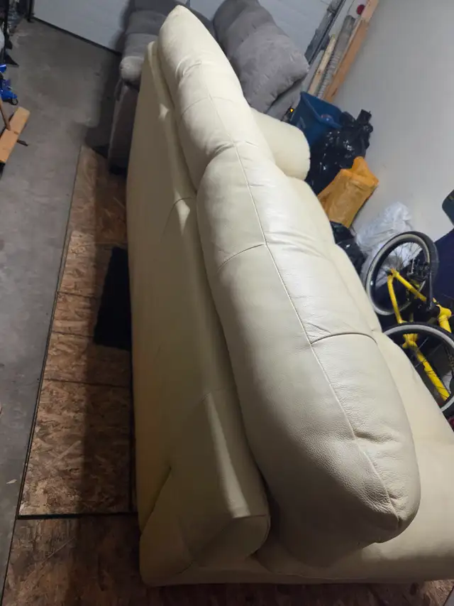 White leather couch forsale - Photo 3