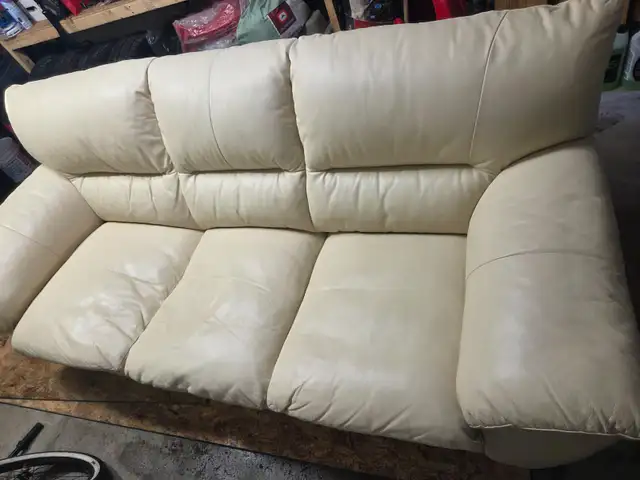 White leather couch forsale - Photo 6