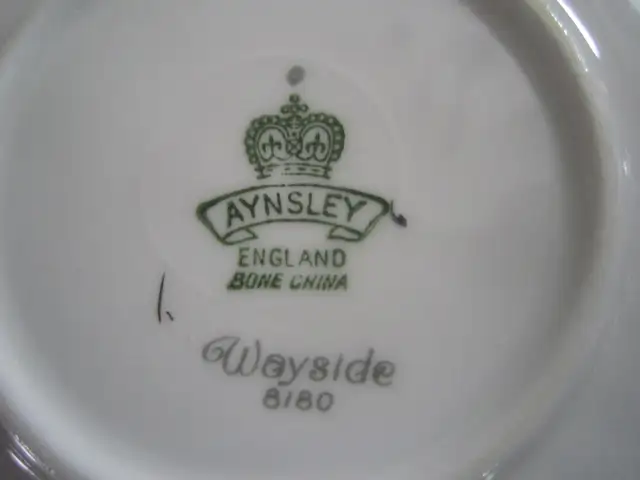 Aynsley WAYSIDE fine bone china set for 6 - Photo 3