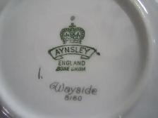 Aynsley WAYSIDE fine bone china set for 6 - Photo 3